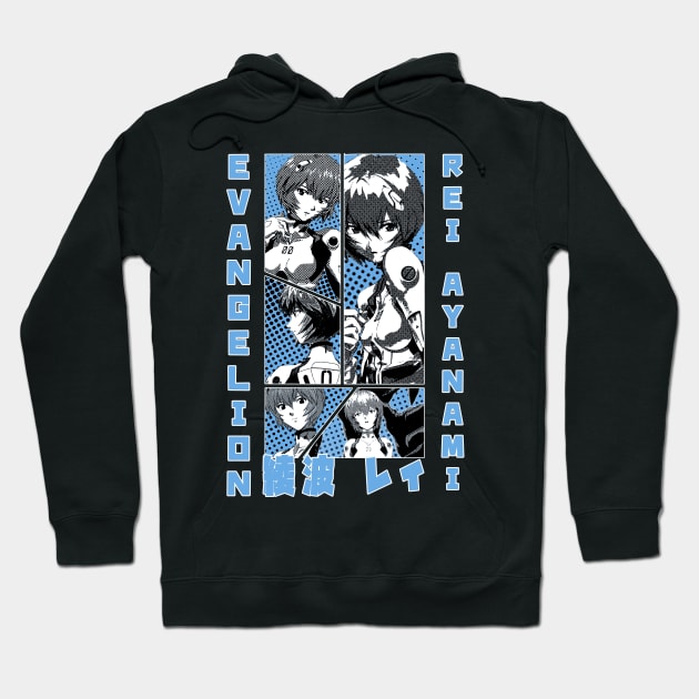 ayanami rei Hoodie by Retrostyle